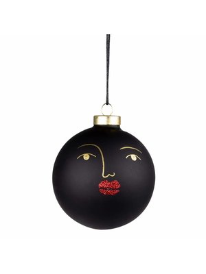 Räder Christmas bauble Buddies black large Sylvia