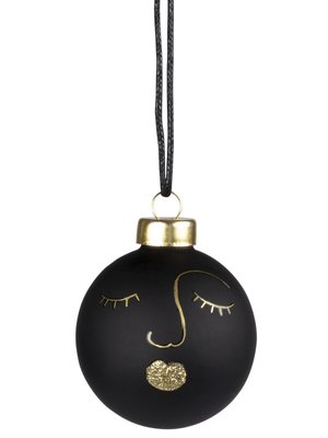 Räder Christmas bauble Buddies black small Sarah