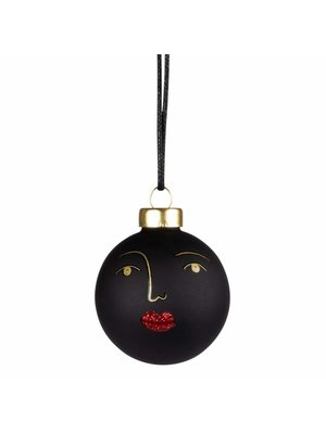 Räder Christmas bauble Buddies black small Sylvia