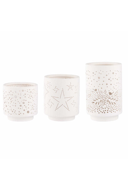 Tealight holder set/3