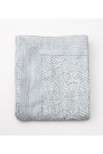 Tablecloth 150x240cm Floral Mineral Green