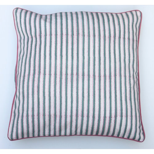 Rozablue Pillow 50x50 Funky Stripes green