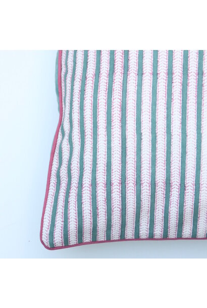 Pillow 60x60 Funky Stripes green