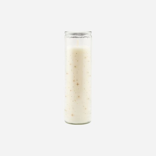 House Doctor Candle in glass Calendar white/gold