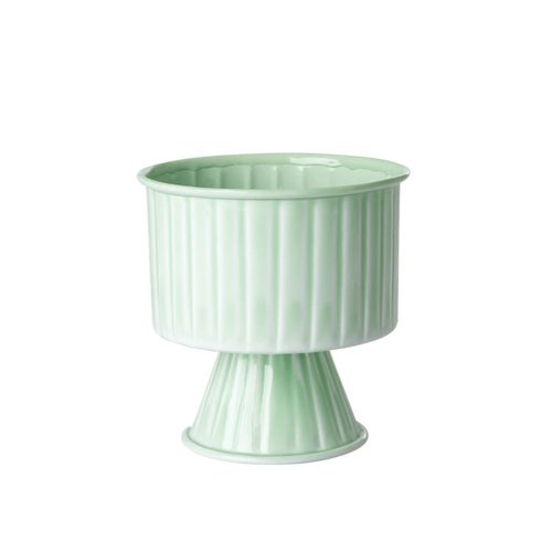 Rice Bloempot metaal medium salie groen - Choose Happy Rice Bloempot metaal medium salie groen - Choose Happy