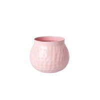 Bloempot metaal small zacht roze - Choose Happy