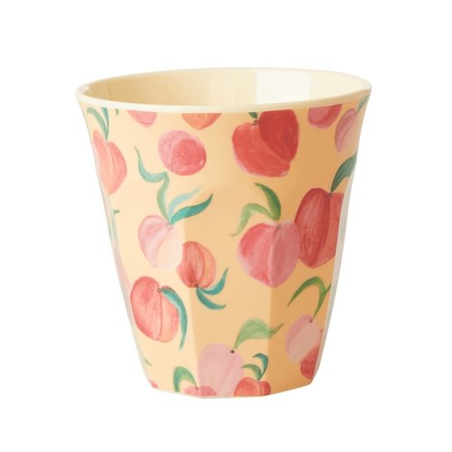 Rice Melamine cup Peach