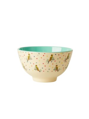 Rice Melamine bowl small Budgie