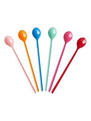 Rice Melamine long spoons Choose Happy set/6