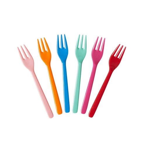 Rice Melamine forks Choose Happy set/6