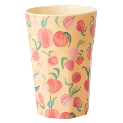 Rice Melamine Tall beker Peach Rice Melamine Tall beker Peach