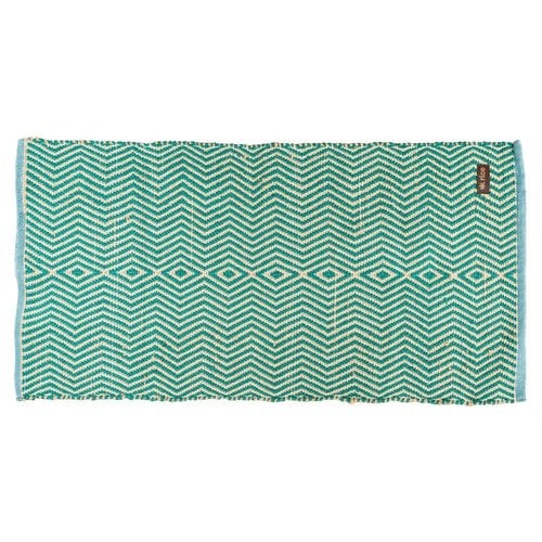 Rice Recycled Plastic Floor Mat Green