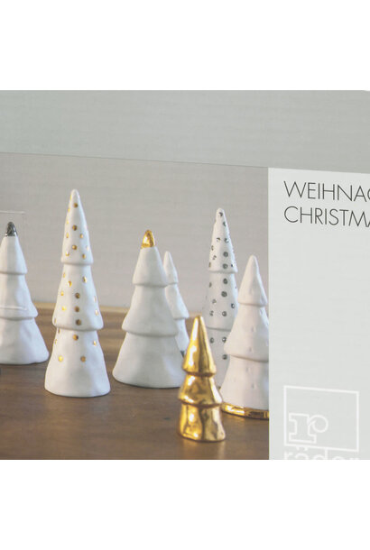 Christmas Forest Silver set/4