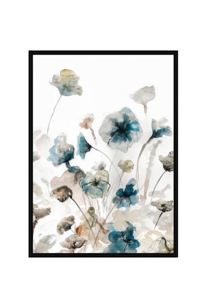 Poster 50x70 Blue Garden