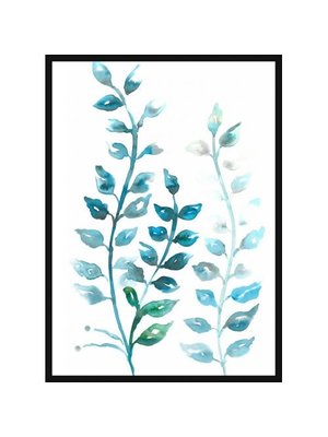 Incado Plakat 50x70 Aqua Leafs