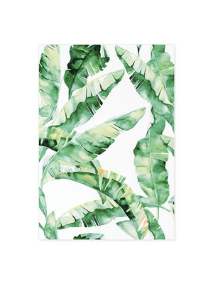 Incado Kunstkarte 15x21 Graphic Banana Leafs