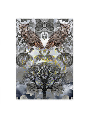 Incado Art Card 15x21 GeoManiac Owls