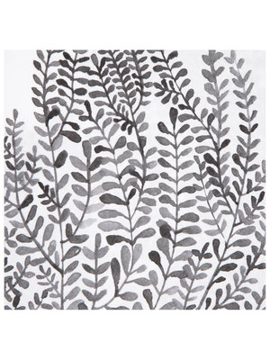 Räder Lunch napkin Mix 'n Match Foliage black