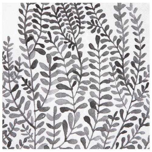 Räder Lunch napkin Mix 'n Match Foliage black