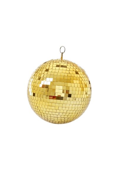 Disco ball 25cm gold