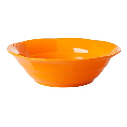 Rice Melamine soup plate Tangerine / orange