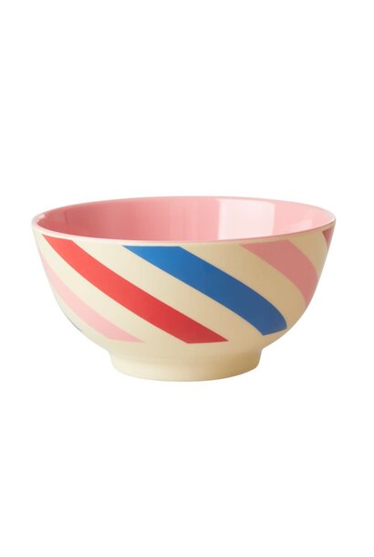 Melamine kom Candy Stripes