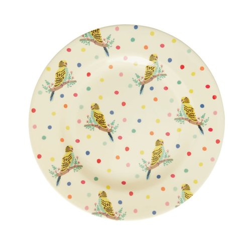 Rice Melamine lunch bord Budgie