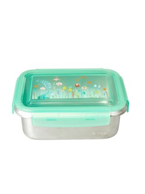 Rice Lunchbox rectangle Summer Flowers