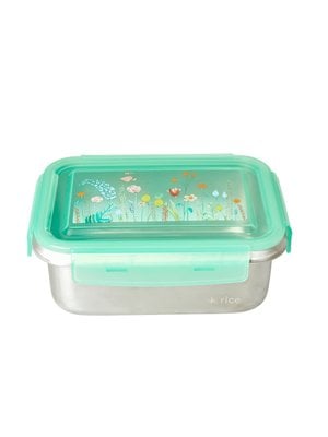 Rice RVS Lunchbox rechthoek Summer Flowers