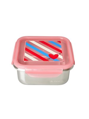 Rice Lunchbox square Candy Stripes