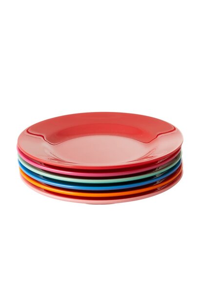 Melamin lunch Teller Choose Happy in fuchsia