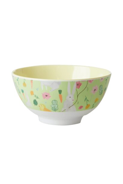 Melamine kom medium Easter groen