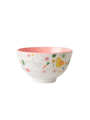 Rice Melamine bowl small Easter white