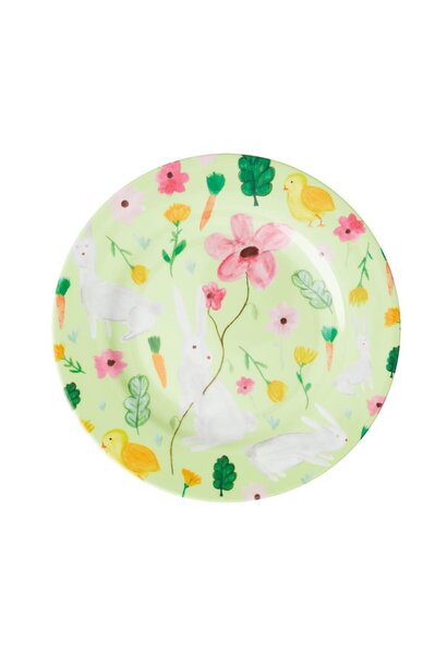 Melamine lunch bord Easter groen