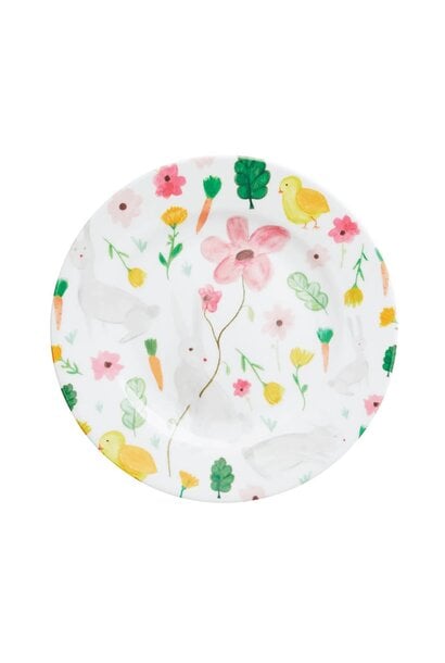 Melamine lunch bord Easter wit