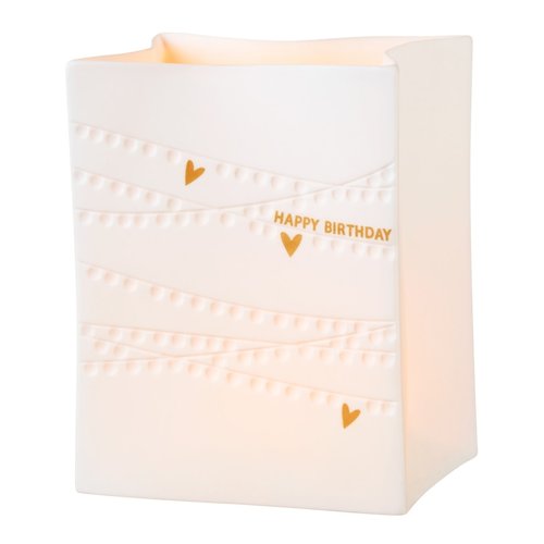 Räder Porcelain Light Bag Happy Birthday