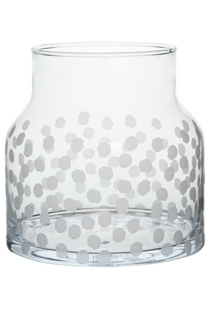 Vase glass Dots