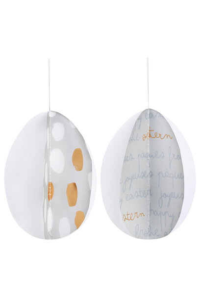 Easter egg paper L set/2