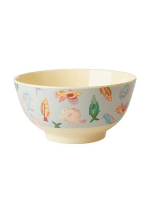 Rice Melamine bowl Fish