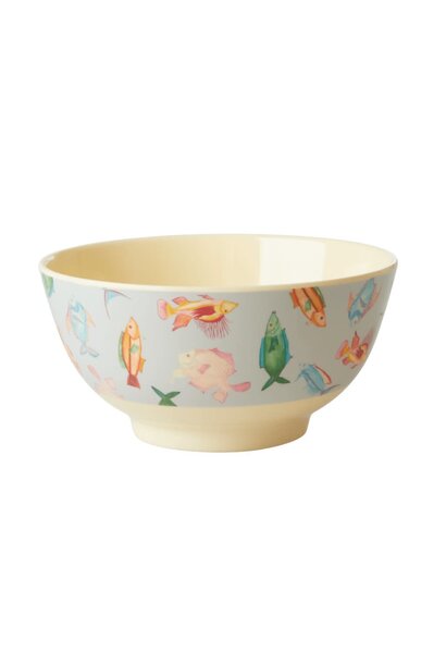 Melamine kom Fish