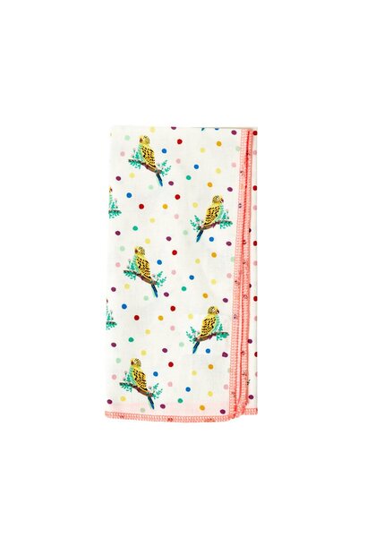 Serviette Baumwolle Budgie set/2