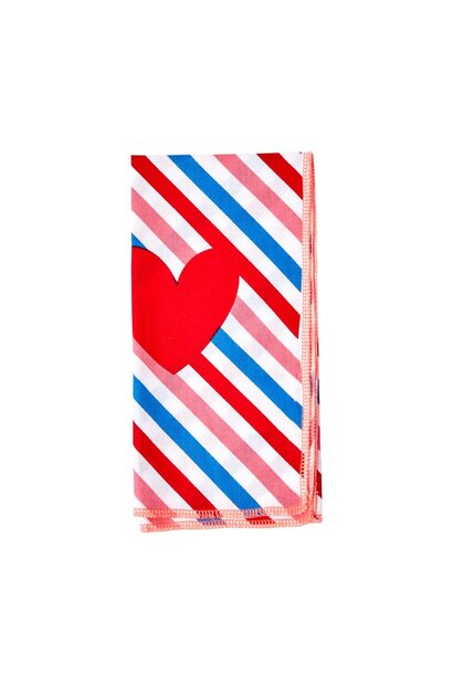 Serviette Baumwolle Candy Stripes Set/2
