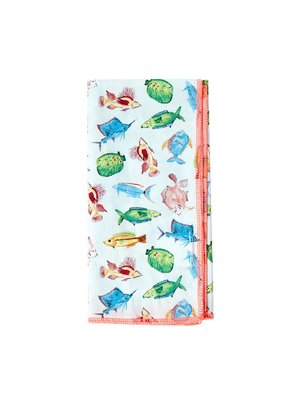 Rice Napkin cotton Fish set/2