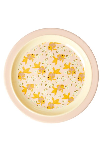 Melamin Kids Lunch Teller Goldfish