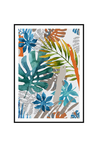 Poster 50x70 Wall Art Tropical Vibes