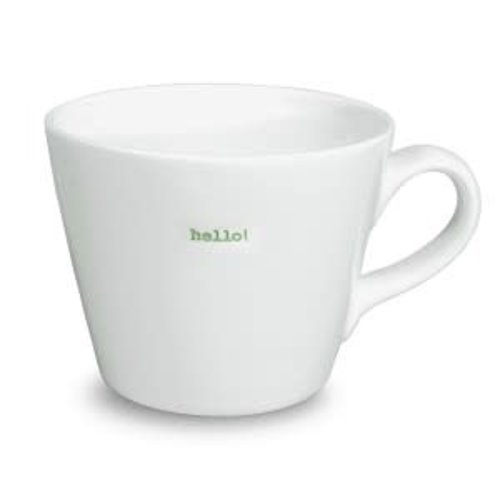Keith Brymer Jones Bucket Mug Hello! Keith Brymer Jones Bucket Mug Hello!