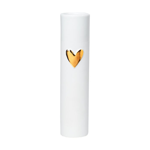 Räder Vase Love Heart gold