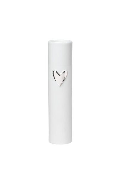 Vase Love Heart silber