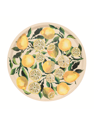 Emma Bridgewater Tablett Birke Lemons runden