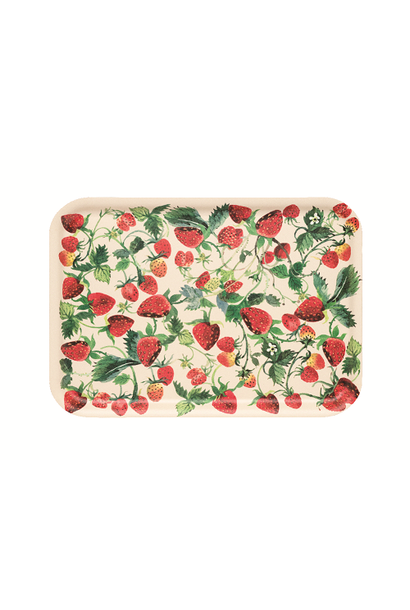 Dienblad berk Strawberries rechthoekig